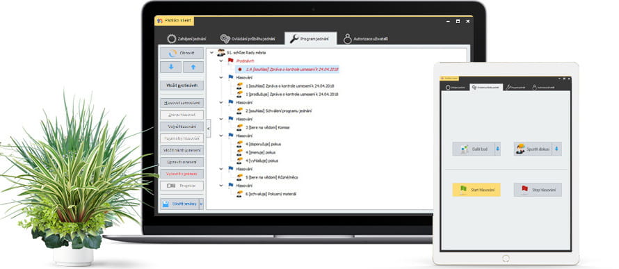 Pabliko hlasovací systém pro města a obce